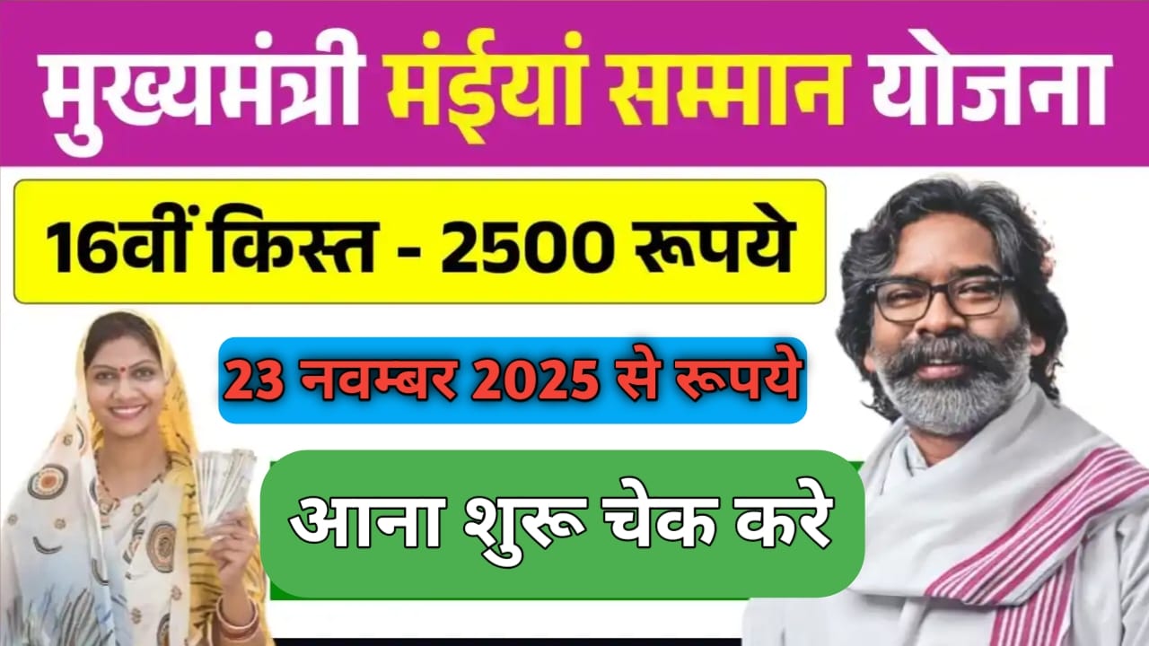 मइया सम्मान योजना ₹2500 भुगतान ब्रेकिंग न्यूज़
